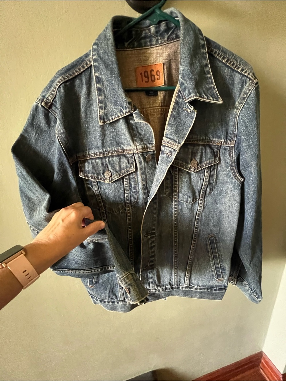 Men’s Blue Denim Jacket - Classic Trucker Style